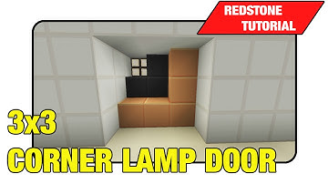 3x3 Corner Lamp Door "Tutorial" (Minecraft Xbox 360/One/Ps3/Ps4 TU17)