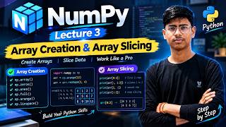 NumPy Tutorial in Hindi | Data Types, Array Operations & Slicing | Lecture 3