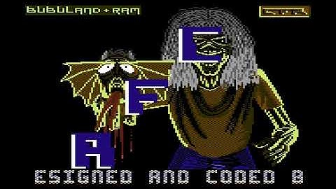 C64 One File Demo: Eddie´s Revenge 1987 by Commando Frontier (CFR)