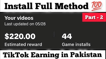 Install full Method 🥳 1 install 8 dollar 💰 TikTok gaming incentive program in Pakistan 2025 💯