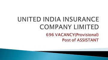 LEARN EFFECTIVELY UIIC POST of ASSISTANT RECRUITMENT 2017