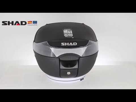 SHAD SH33 (バイク用トップケース) 360° VIEW - YouTube