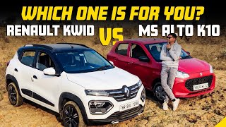 MARUTI SUZUKI ALTO K10 VS RENAULT KWID COMPARISION  PRICE, ENGINE, SPECIFICATIONS | TIMES DRIVE