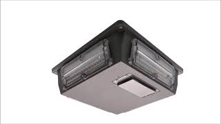 Vivid Leds Architekt Xp Surface Mount Square Parking Garage Led Dimmable Luminaire