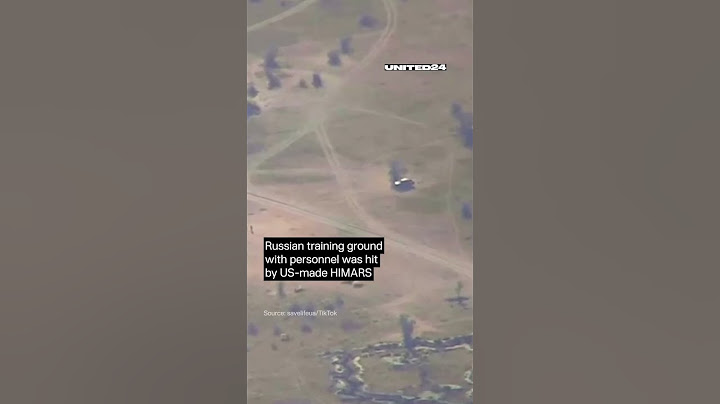 Russian training ground with personnel was hit by US-made HIMARS #warinukraine #himars #russia