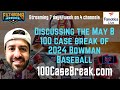 Filthbomb is breaking 100 cases of 2024 bowman baseball