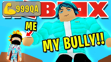 NOOB DISGUISE TROLLING!! I FIND MY *REAL* LIFE BULLY AND TROLL HIM IN ROBLOX LIFTING SIMULATOR!!