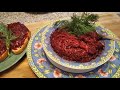 Вкуснейшая закуска. Икра из свеклы