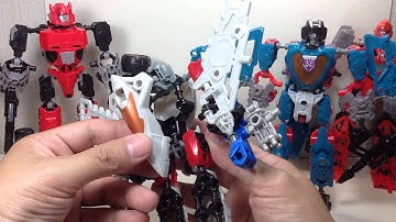 Construct Bots Scout Cliffjumper Ironhide Starscream Thundercracker Transformers Review