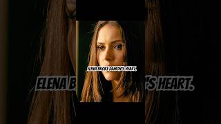 Elena broke Damon's heart. #shortvideo #foryou #series #shorts#thevampirediariesedit