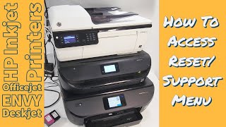 HP Printers Hardware Failure Reset and Support Menu