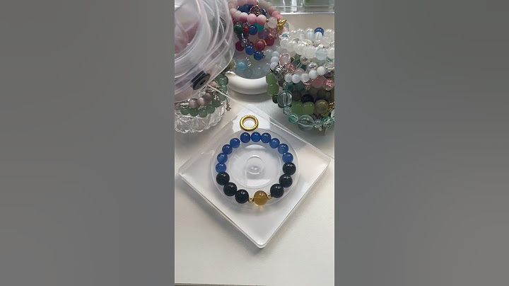 DIY “Midnight & Azure” Bracelet: Craft a Cool - Tone Accessory#diy #jewelrymaking #handmade