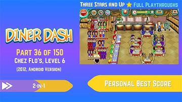 Diner Dash Classic (2012, Android) - Part 036 of 150: Chez Flo