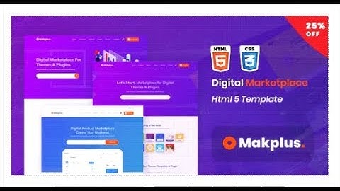 Makplus - Digital Marketplace HTML5 Template | Themeforest Templates