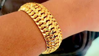 24k gold bracelet is made | gold bracelet making process