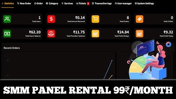 Rental Black Smm Panel ! 99₹ Only ! How to make Smm panel ! 2022