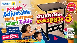 Best Portable Table for Kids &amp; Work From Home? 🤔 Full Unboxing Malayalam