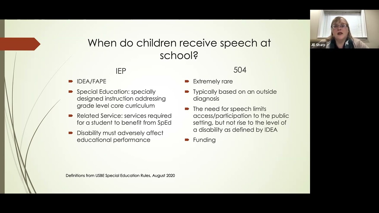 Speech Therapy in the School Setting YouTube