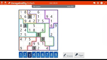 Microsoft Sudoku Irregular Easy, April 25, 2024, Daily Challenges