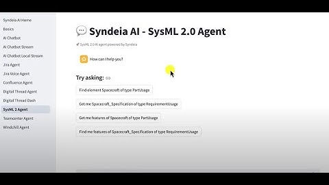 Syndeia AI - SysML 2.0 Agent