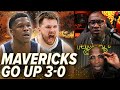 Reaction to mavericks beating wolves in game 3 luka  kyrie on cusp of nba finals  nightcap