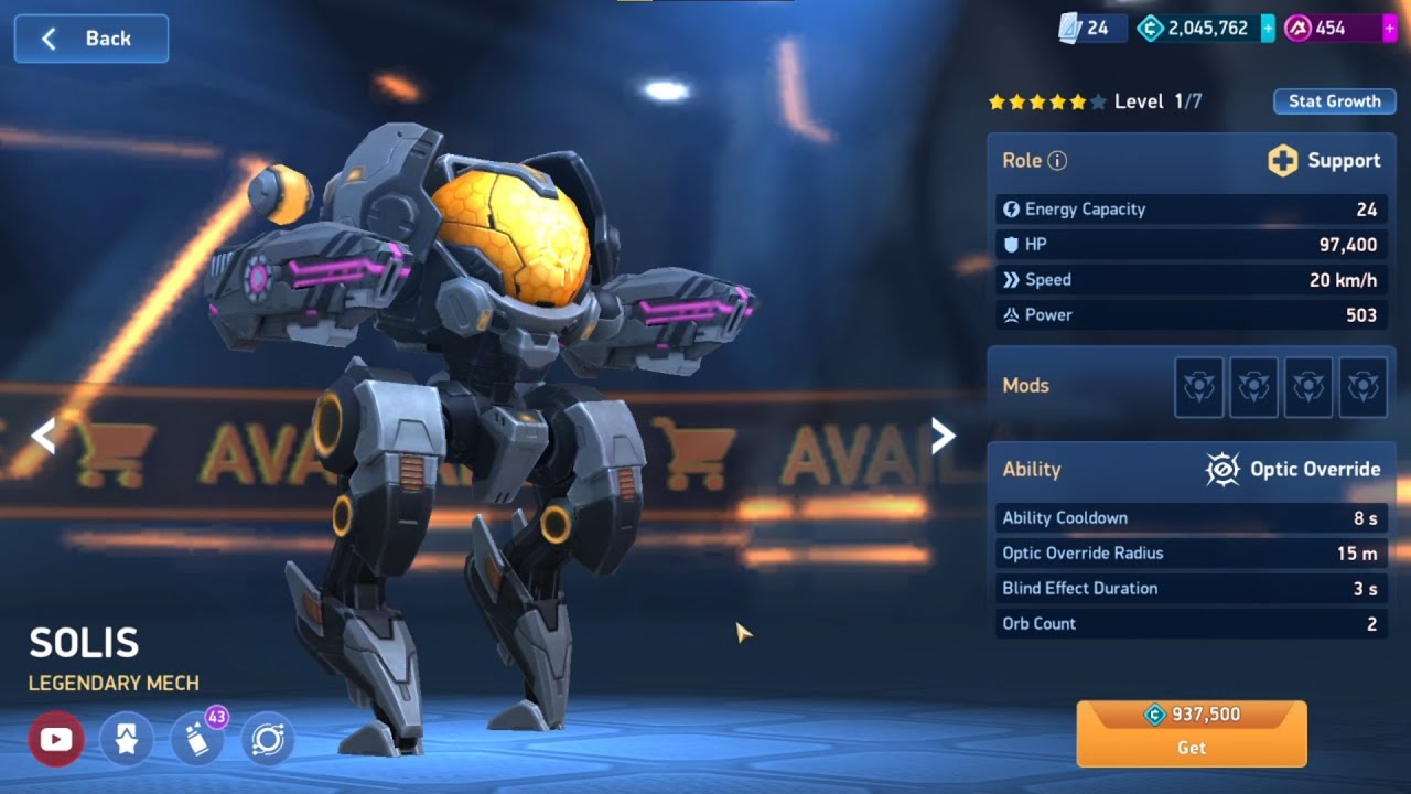 Mech Arena New Mech to the team 🔥😎💯