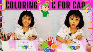 How to color in cap | Fun learning for toddlers | zimship #colors #kidsvideo #drawing