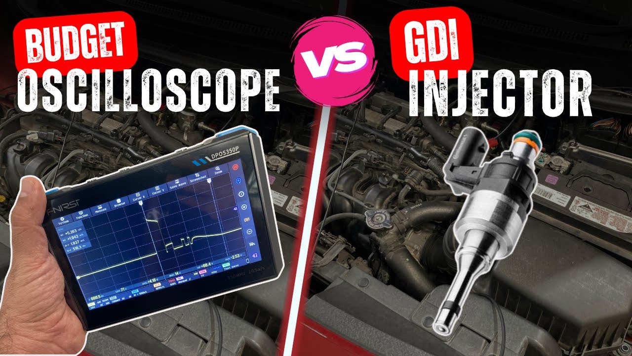 GDi Injectors vs Budget Oscilloscope | GDi Injectors Diagnostic with a ...