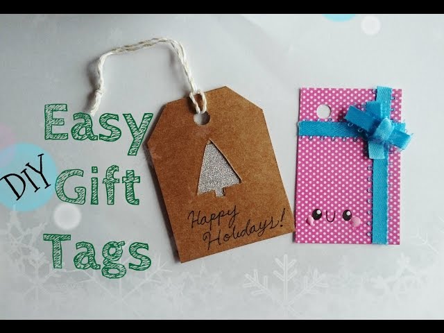 Gift Tags Made the Easy Way - In My Own Style