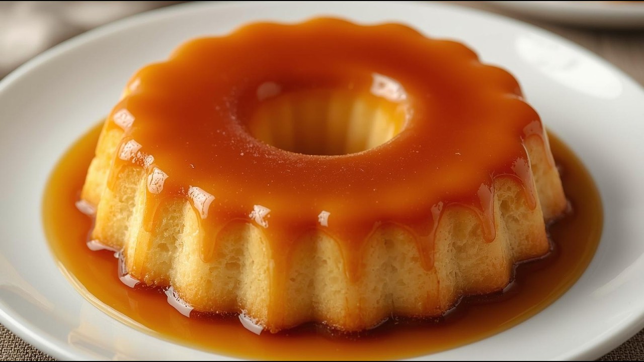 FLAN de LECHE CONDENSADA Súper Cremoso y Fácil | PUDIM BRASILEÑO