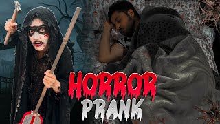 SCARY HORROR PRANK ON HUSBAND GONE WRONG ‍♀ | Areeb Ka Crazy Reaction