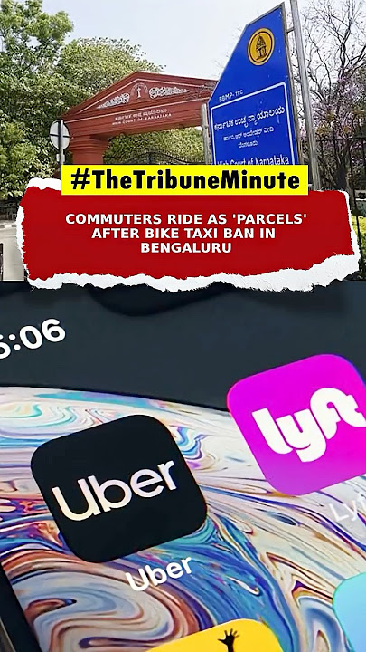 Commuters ride as 'parcels' after bike taxi ban in Bengaluru