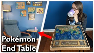 Making the ORIGINAL POKEMON MAP into an end table