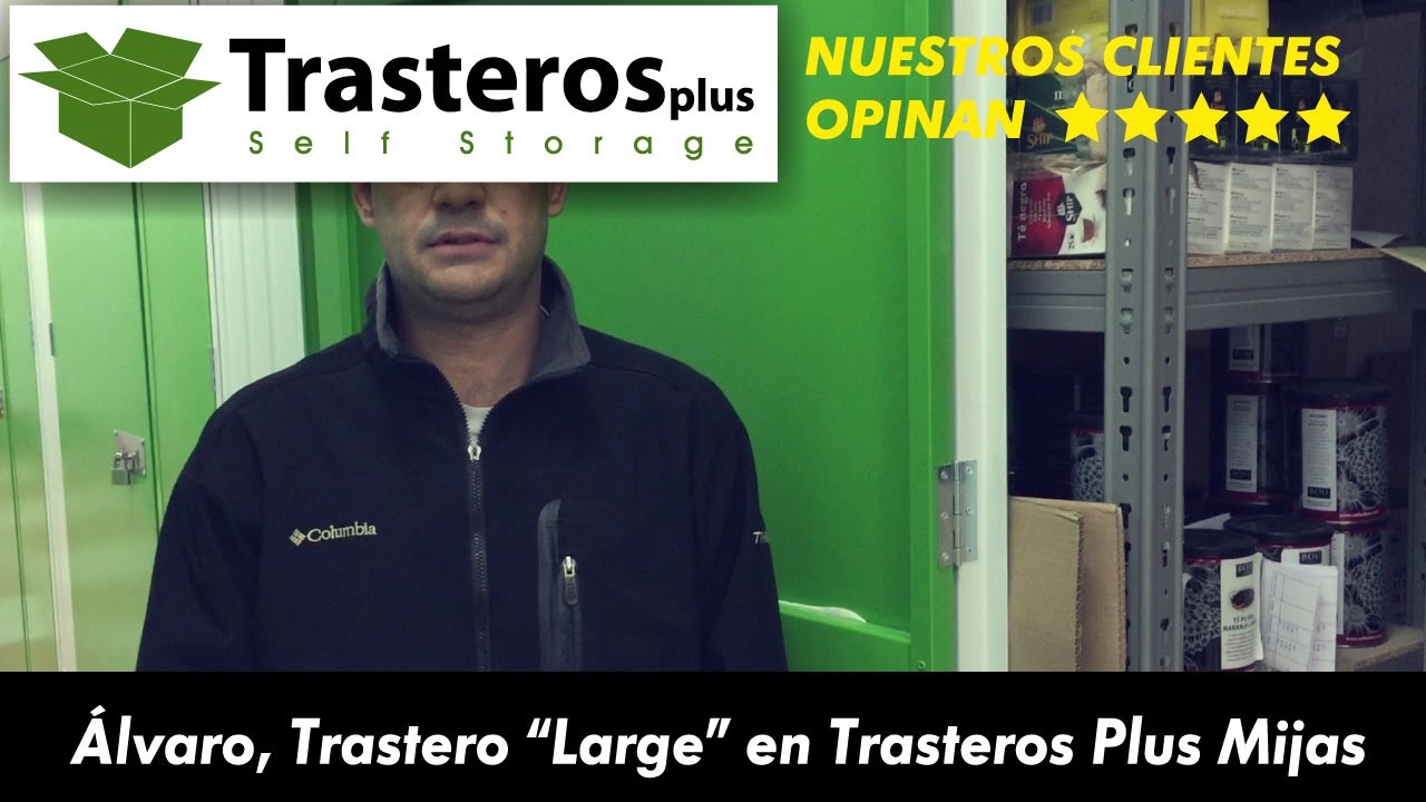 "Trasteros Plus me ofrece muchísimas facilidades"