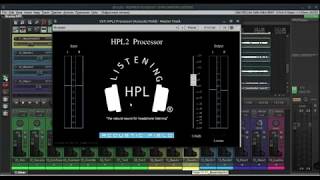 Instrument Levels in a Mix with  HPL2 