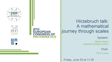 8ECM Hirzebruch Lecture: Martin Hairer