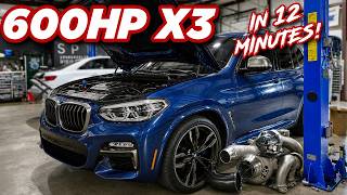 BUILDING A 600HP X3M40i! F660 Hybrid Turbo Install (FrankenTurbo)