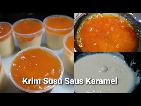 Video: Makanan Penutup Karamel Dengan Krim