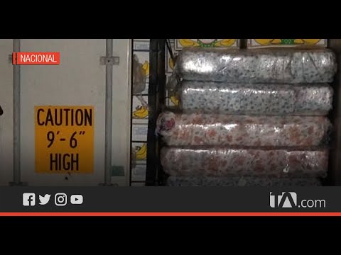 Decomisan más de una tonelada de droga en el puerto de Guayaquil - YouTube