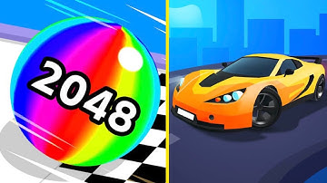 Ball Run 2048 vs Race master 3d Walkthrough Android iOS Gameplay XZS5R4GD