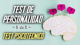 Test Psicotécnico - Test de Personalidad N°3