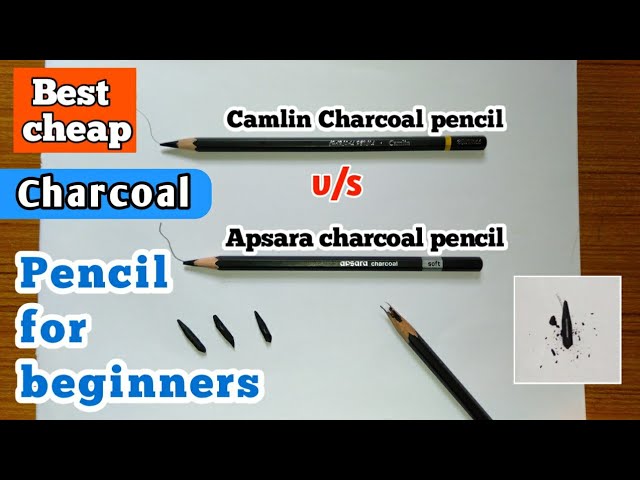 Camlin SOFT/MEDIUM /HARD CHARCOAL PENCIL SET OF 3 (BLACK)  Pencil 