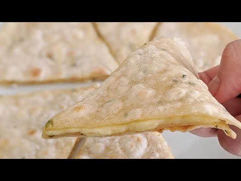 PTE A QUESADILLAS FARCIE AU FROMAGE AVEC 2 INGRDIENTS SEULEMENT  RECETTE RAPIDE ET FACILE