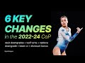 6 key changes in the *new* 2022-24 gymnastics Code of Points (CoP)