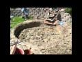 How To Build a Backyard Concrete Pond or Pool - Part One Digging How To Build a Backyard Concrete Pond or Pool - Part One Digging
