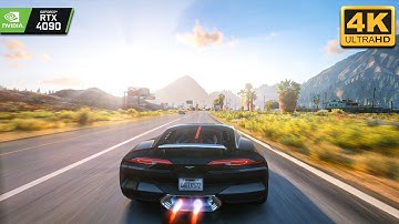 GTA 5 Real Life Graphics |NVE +QUANTV + RTGI + REALISM + MAXED VEGETATION + REMAKE - RTX 4090