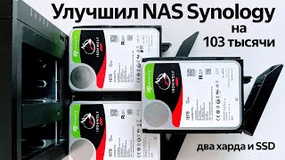 Улучшаем NAS Synology на 103 тысячи рублей