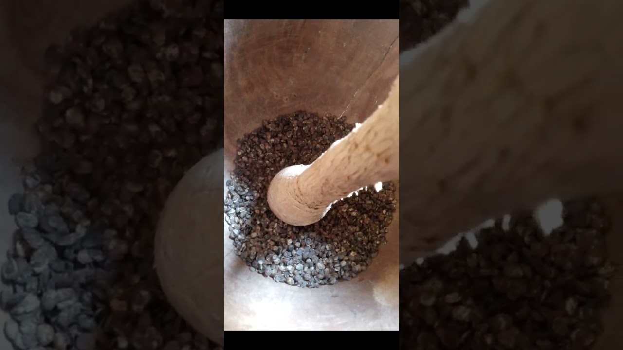 how to make dried powder Iru / dawadawa