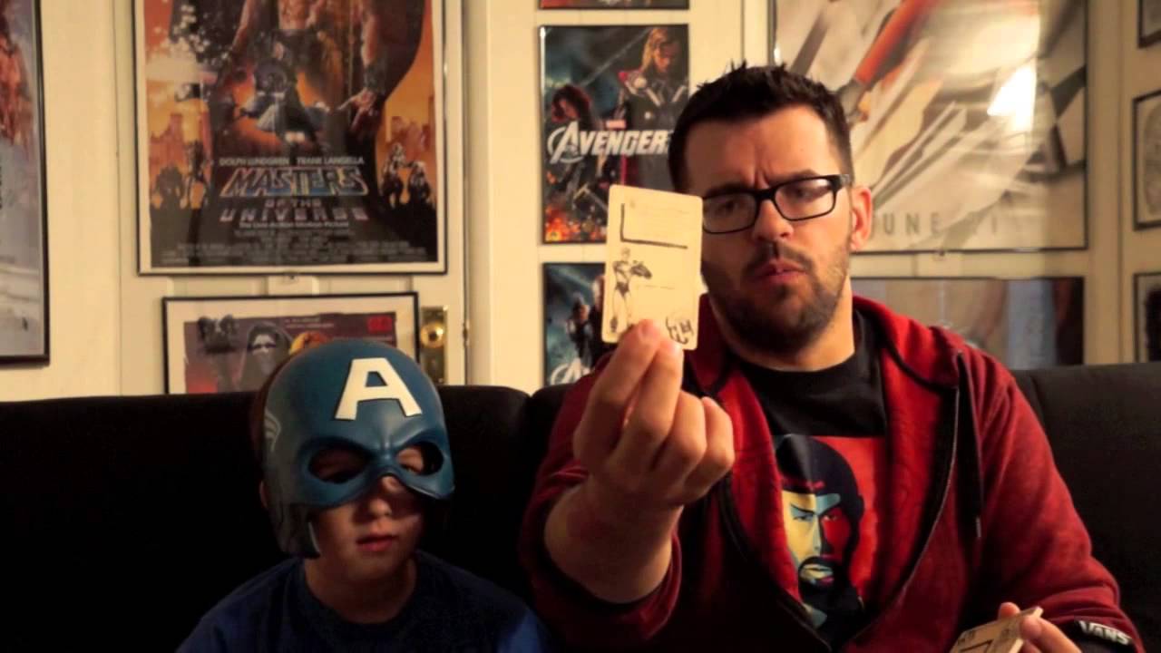 EFX Collectibles Agent Coulson's Vintage Captain America Trading Cards ActionFeatures.net Review