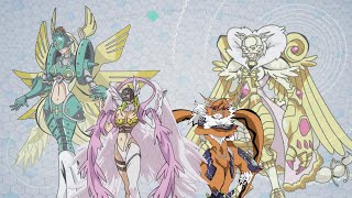 My two projects! Rasielmon and Ophanimon.
